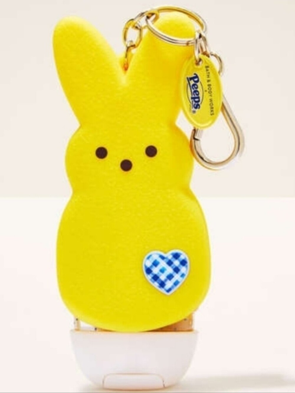 PEEPS X Bath & Body Works Bunny Keychain Pocketbac Holder SOLDOUT EVERYWHERE - Picture 5 of 7